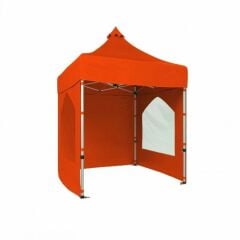 CLK 2x2 Katlanabilir Tente Gazebo Portatif Çadır 3 Yan Duvarlı 2 Pencereli