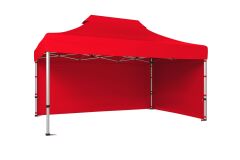 CLK 4x6 52mm Kalın Alüminyum Katlanabilir Tente Gazebo Çadır 2 Kenar Kapalı