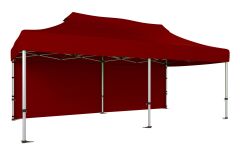 CLK 5x10 52mm Kalın Alüminyum Katlanabilir Tente Gazebo Çadır 1 Kenar Kapalı