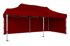CLK 5x10 52mm Kalın Alüminyum Katlanabilir Tente Gazebo Çadır 2 Kenar Kapalı
