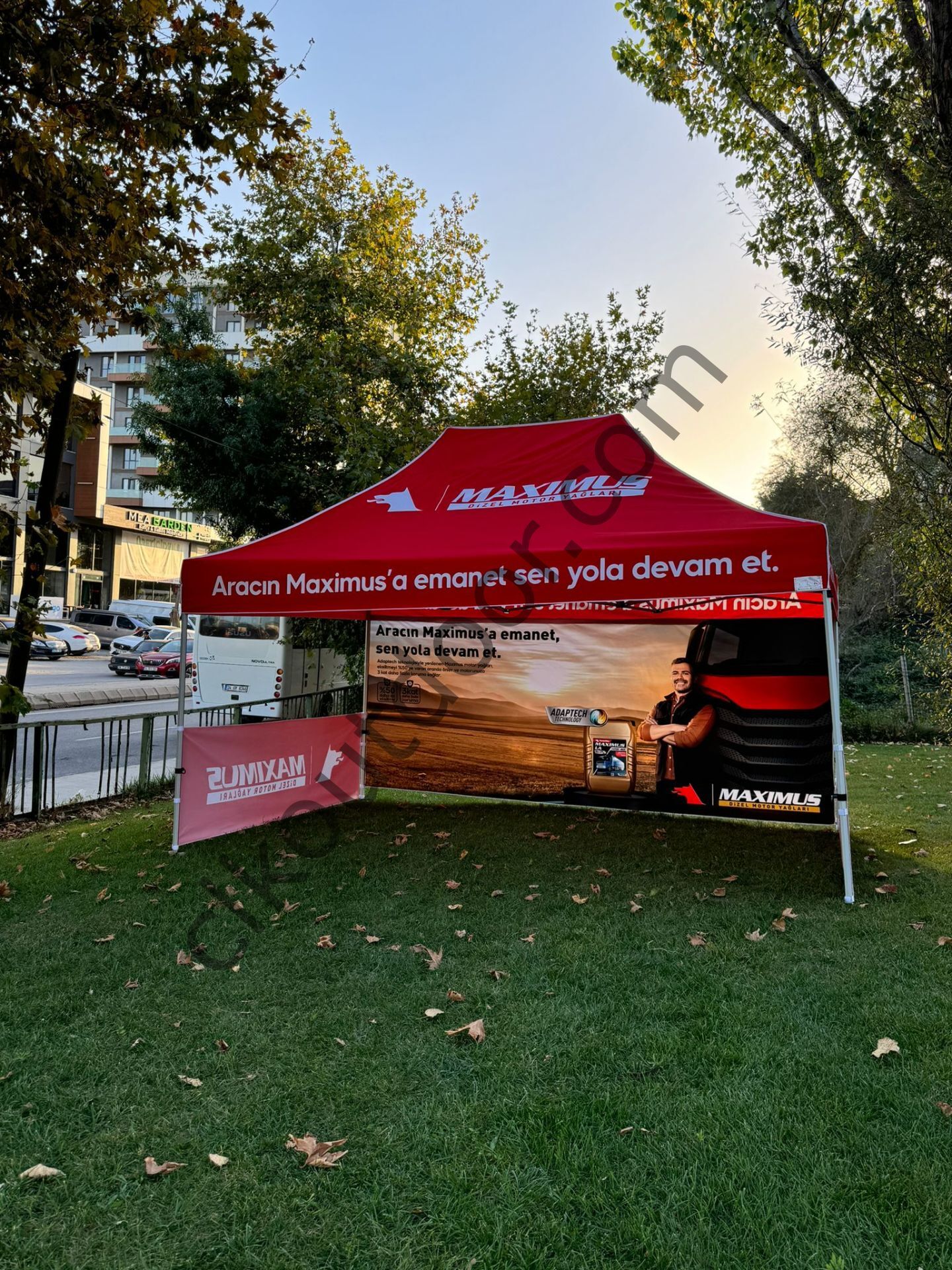 CLK 3x4,5 mt Tavan Logo Baskılı Gazebo Katlanabilir Tente Stand Tanıtım Fuar Çadırı