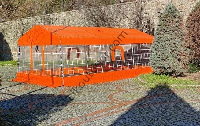 CLK 4x6 Metre Kamelya Bahçe Tentesi Kış Bahçesi Branda